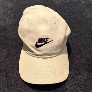 Nike Off-White Cap with Black Swoosh
